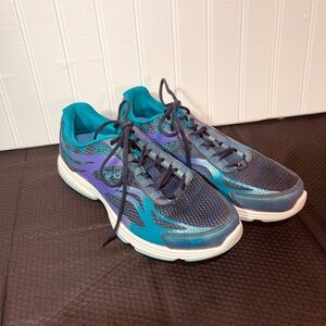 Ryka Teal and Navy Running Shoes size 9W